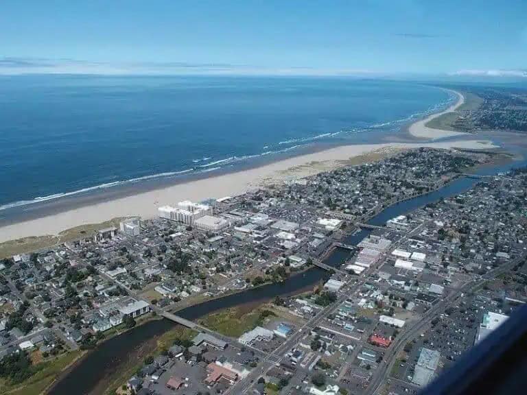 Aerial view of Seaside.