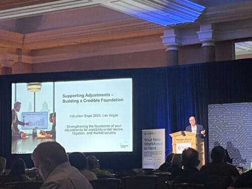 Kevin Hecht presenting at Val Expo 2025